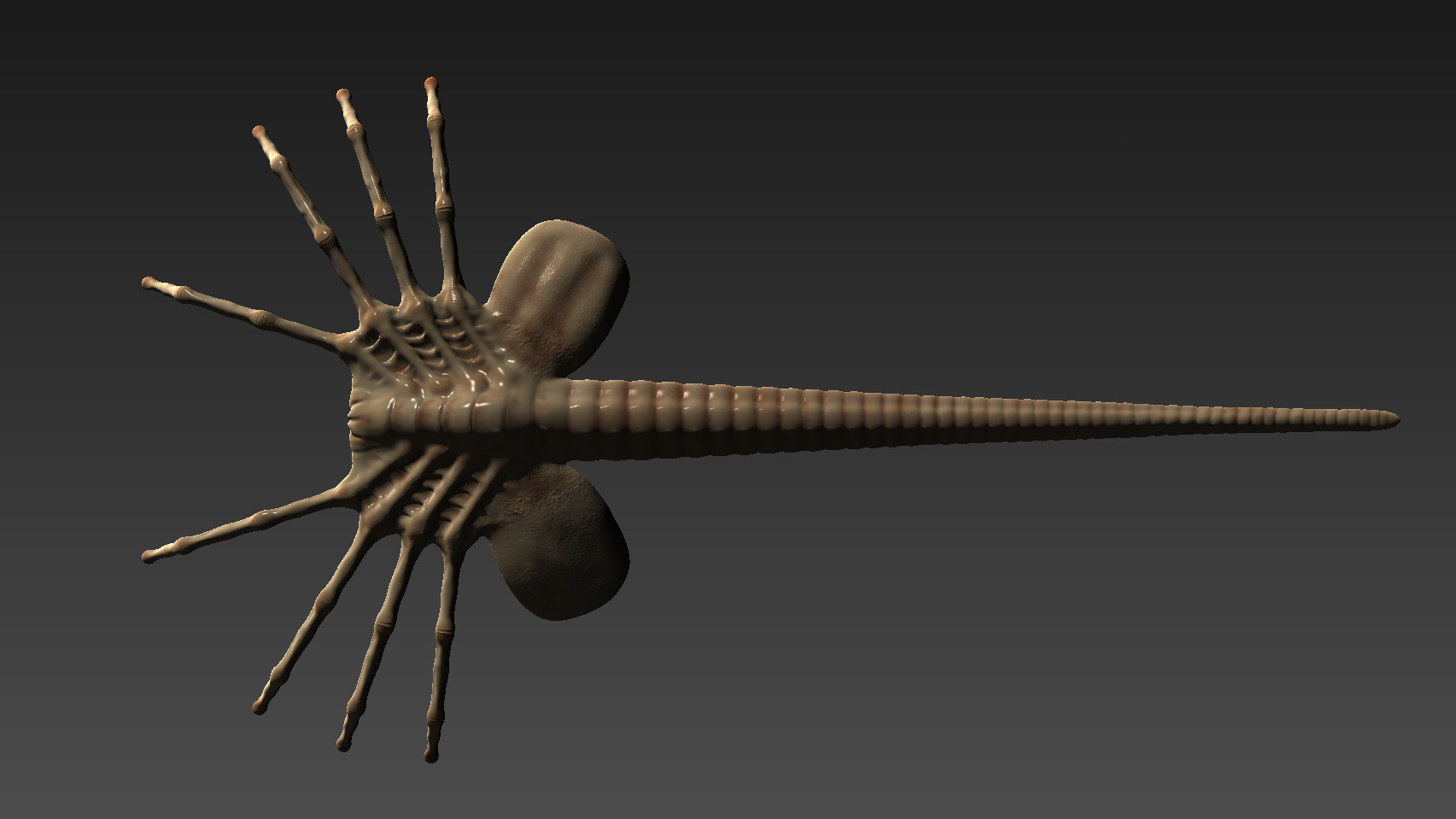 alien facehugger sautant