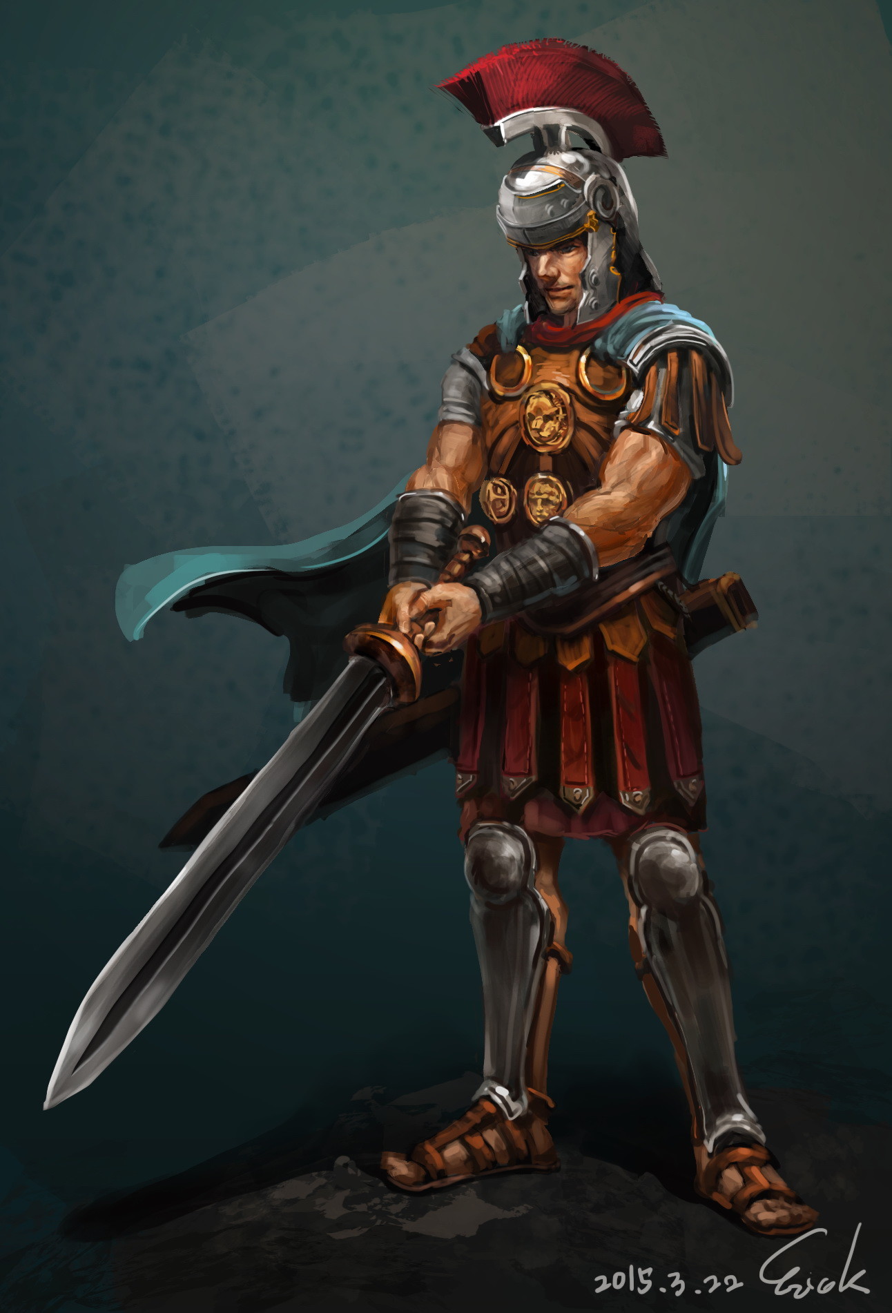 ArtStation - Roman warrior