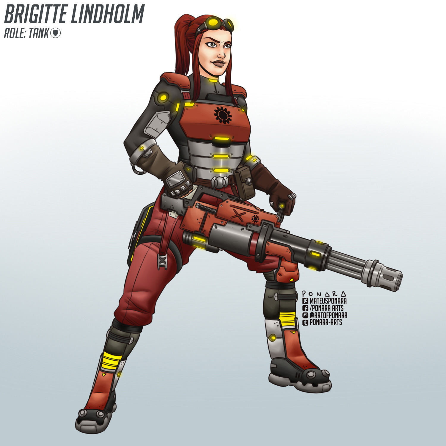 Artstation Hero Fan Concept Brigitte Mateus Ponara