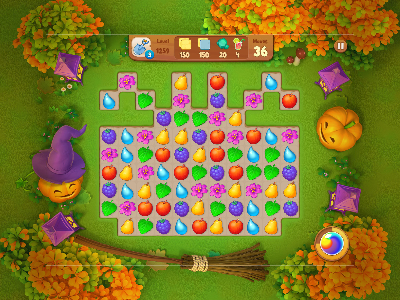 Gardenscapes карта всего готового