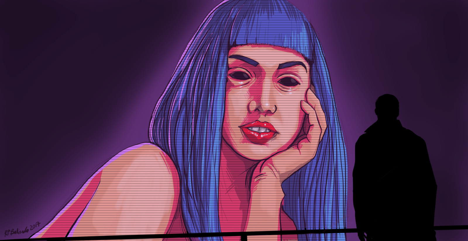 Artstation Ana De Armas As Joi In Blade Runner 2049 Roberto P S Balinado