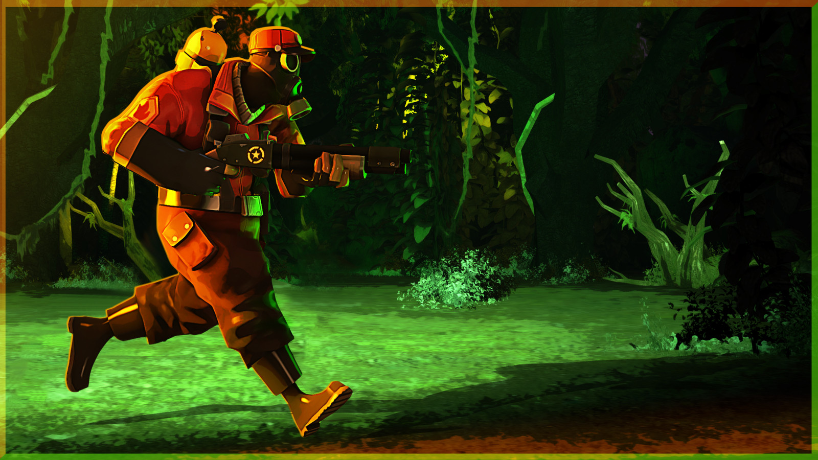 Promo Render for a Military/Jungle Pyro set. Set Concept by Extra Ram.
