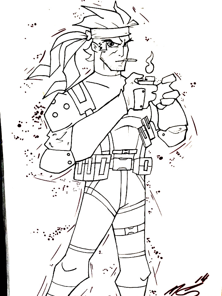 ArtStation - Solid Snake