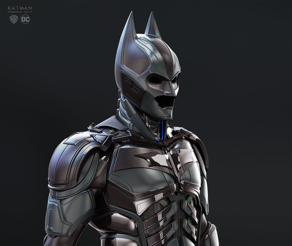 Artstation Batman Injustice Armored Suit Christophe Lacaux