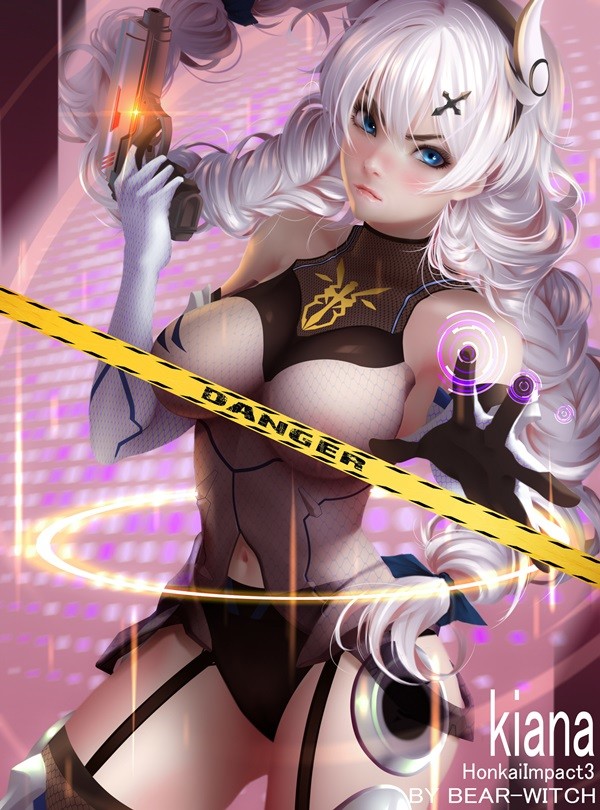 Kiana (Honkai Impact) by BearWitch. fantasy, game art, Honkai Impact, Kiana, Witchzz BearWitch