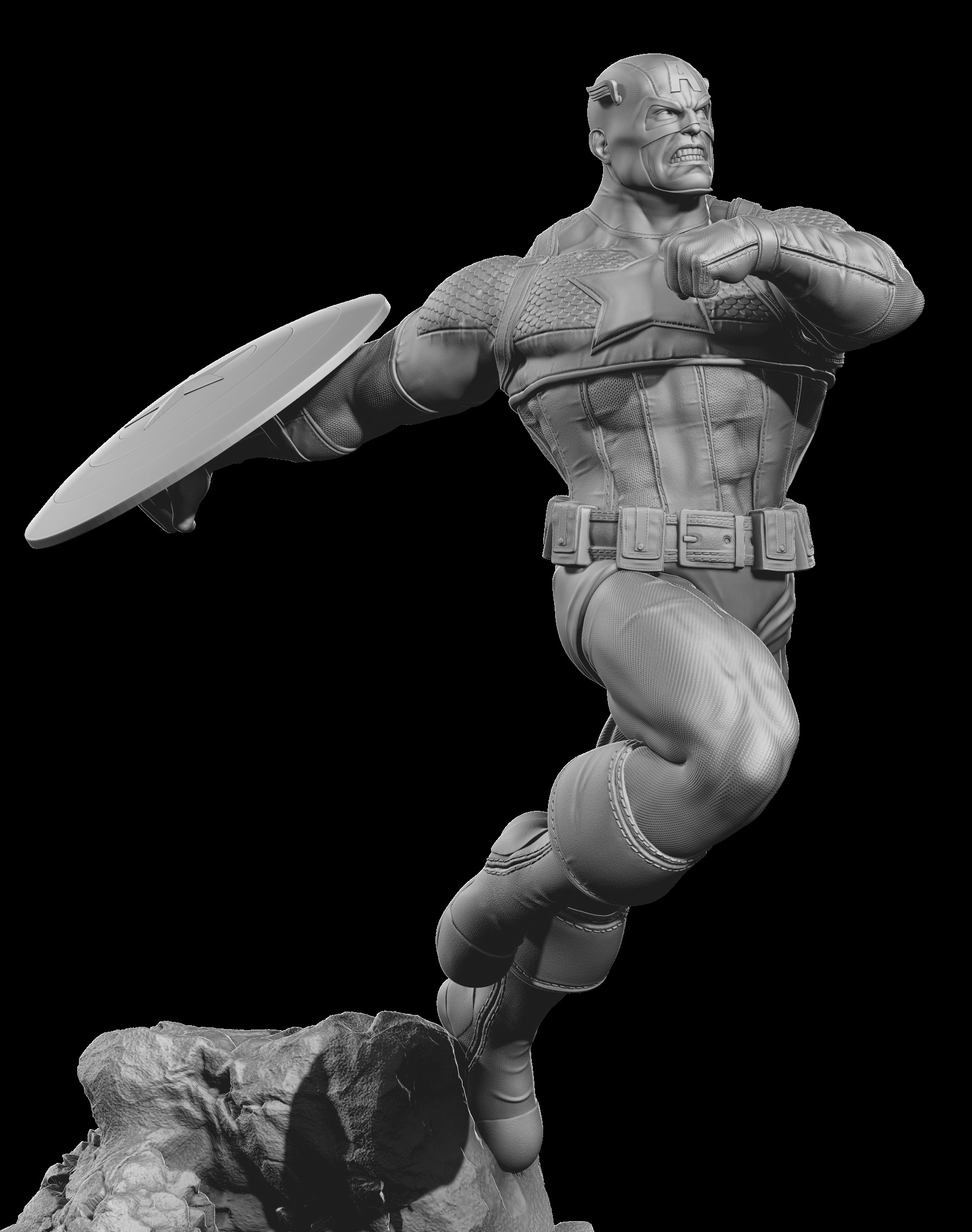 Fabio Guerra captain america Fan art