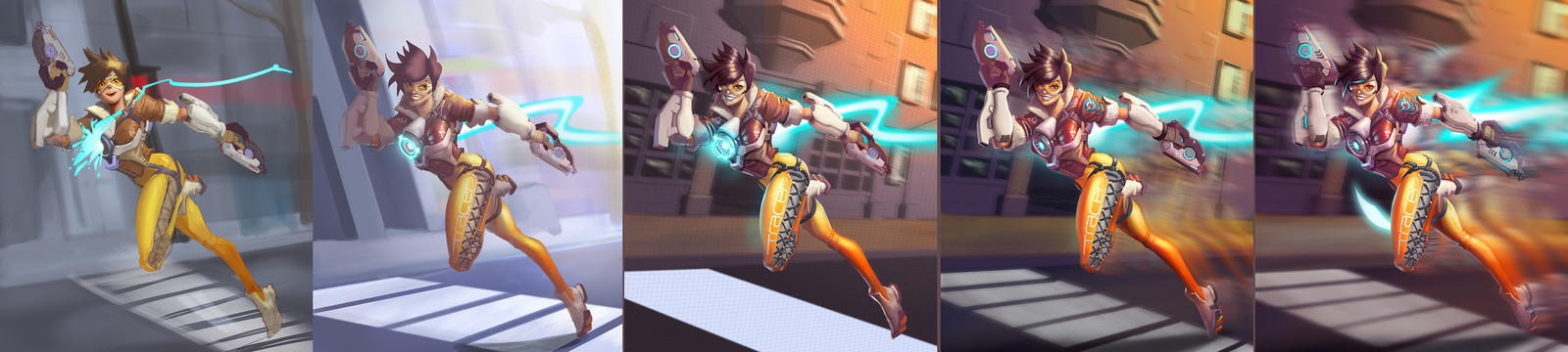 Process piece for the Tracer digital illustration.