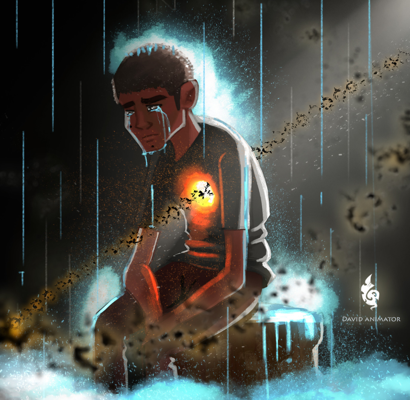 Artstation Surreal Painting Digital Art My Self David Animator