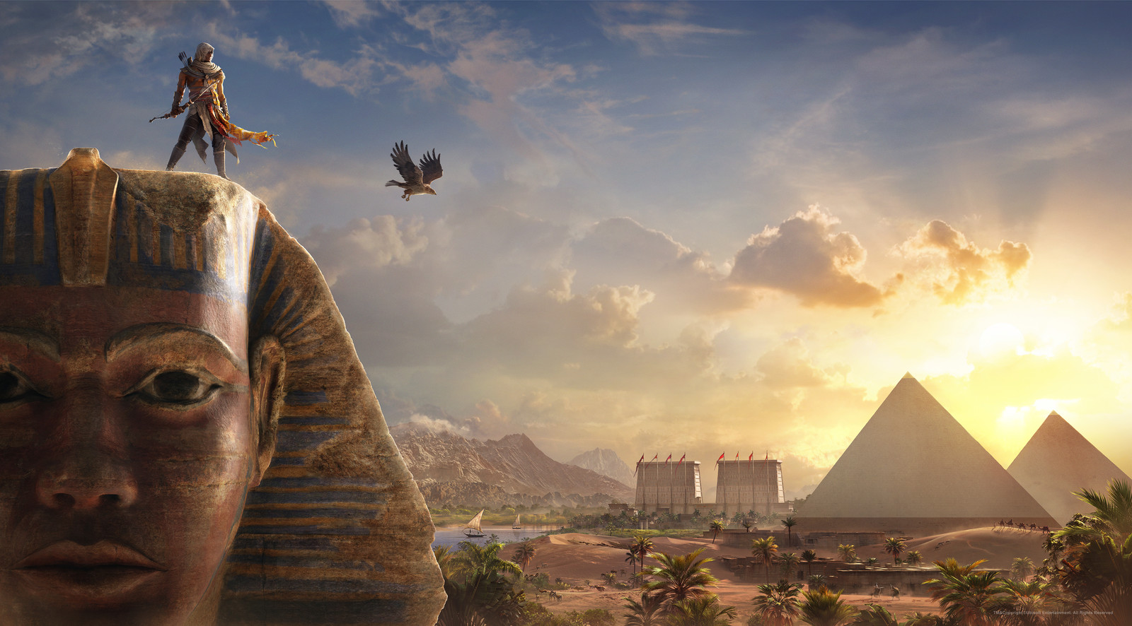 Assassin's Creed Origins - Bayek and the Sphinx