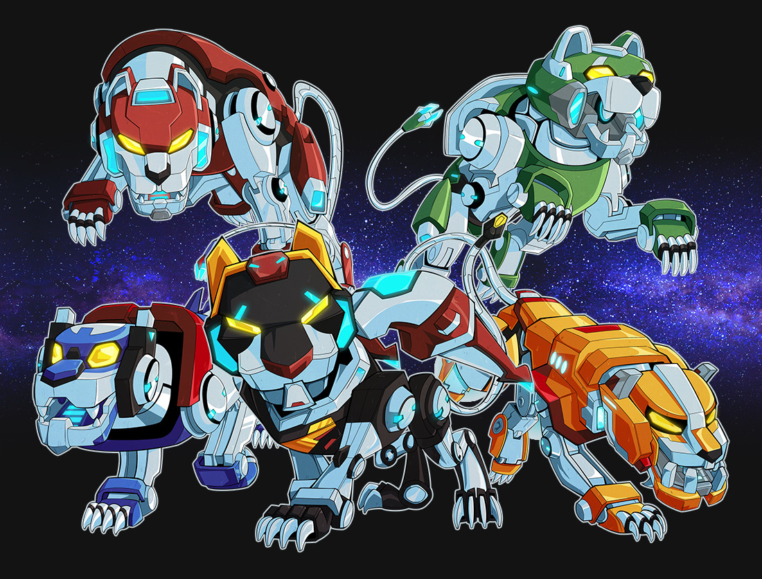 ArtStation - Lions of Voltron