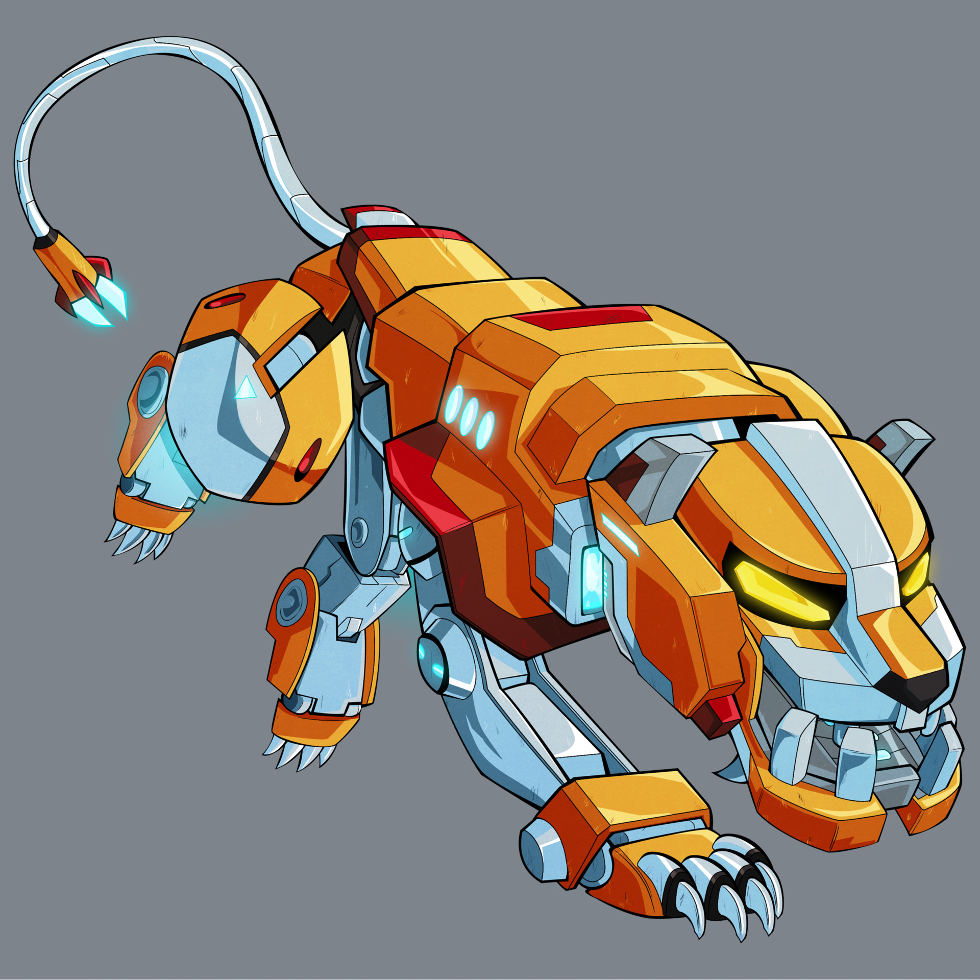 Cid Lopez - Lions of Voltron, image size:1920x1920