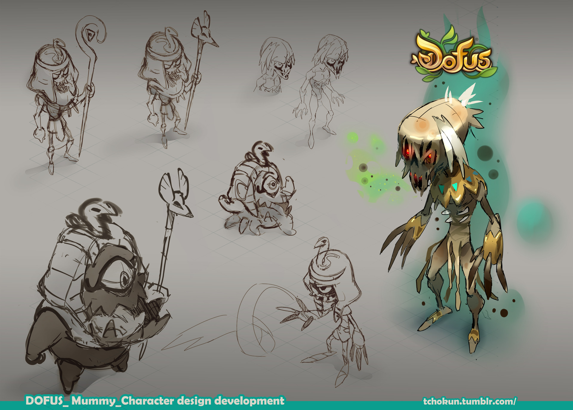 Artstation - Dofus Mmo-Saharach Characters