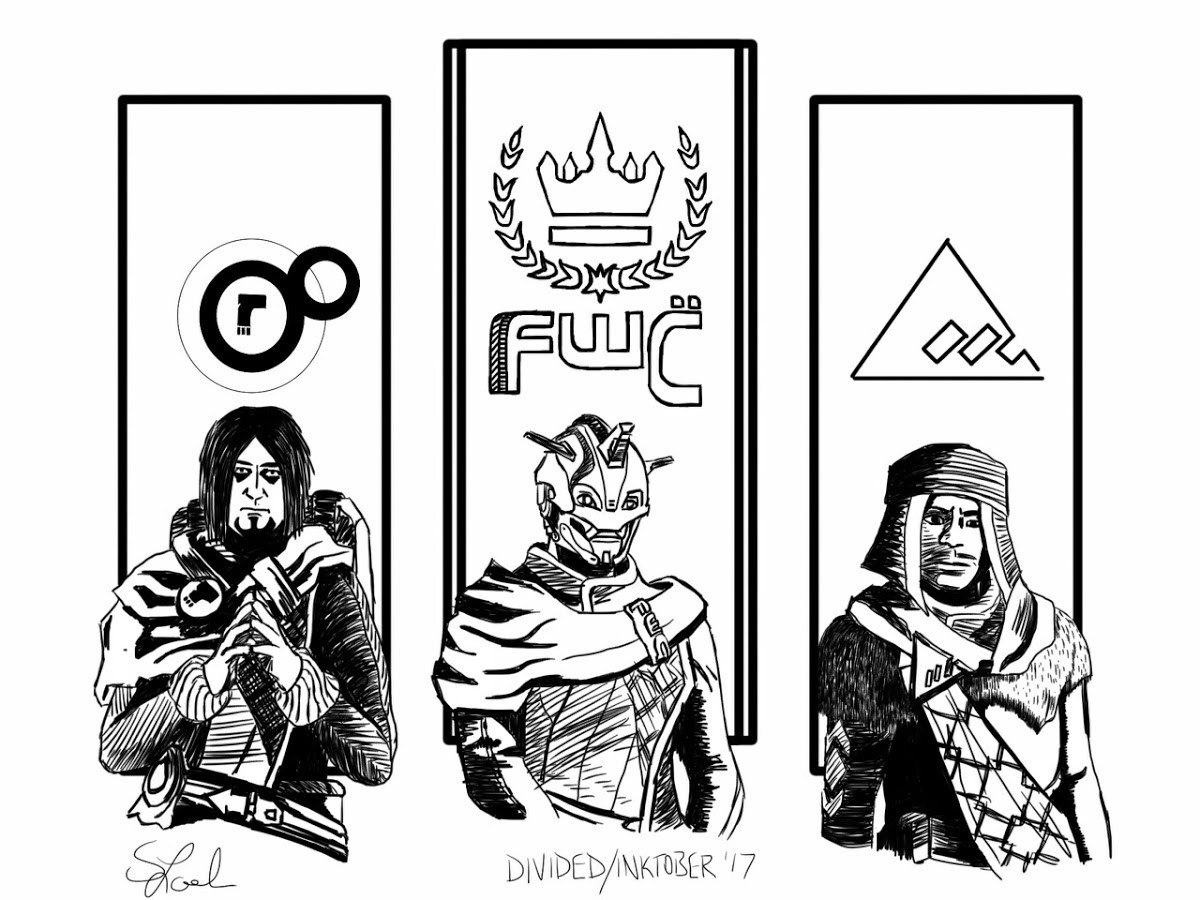 Switched over to digital for this day of Inktober.