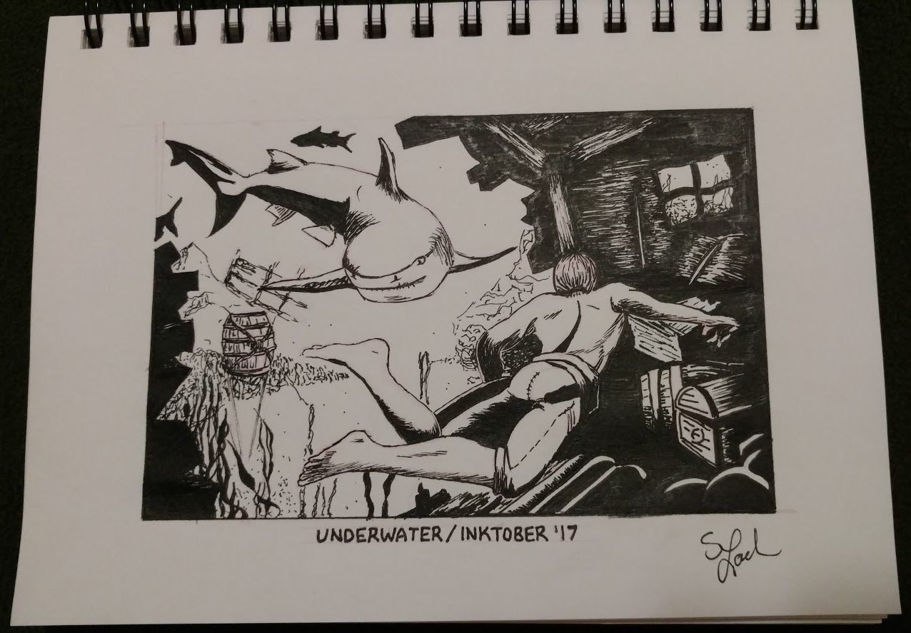 This one reminds me of old-school children's adventure book illustrations.