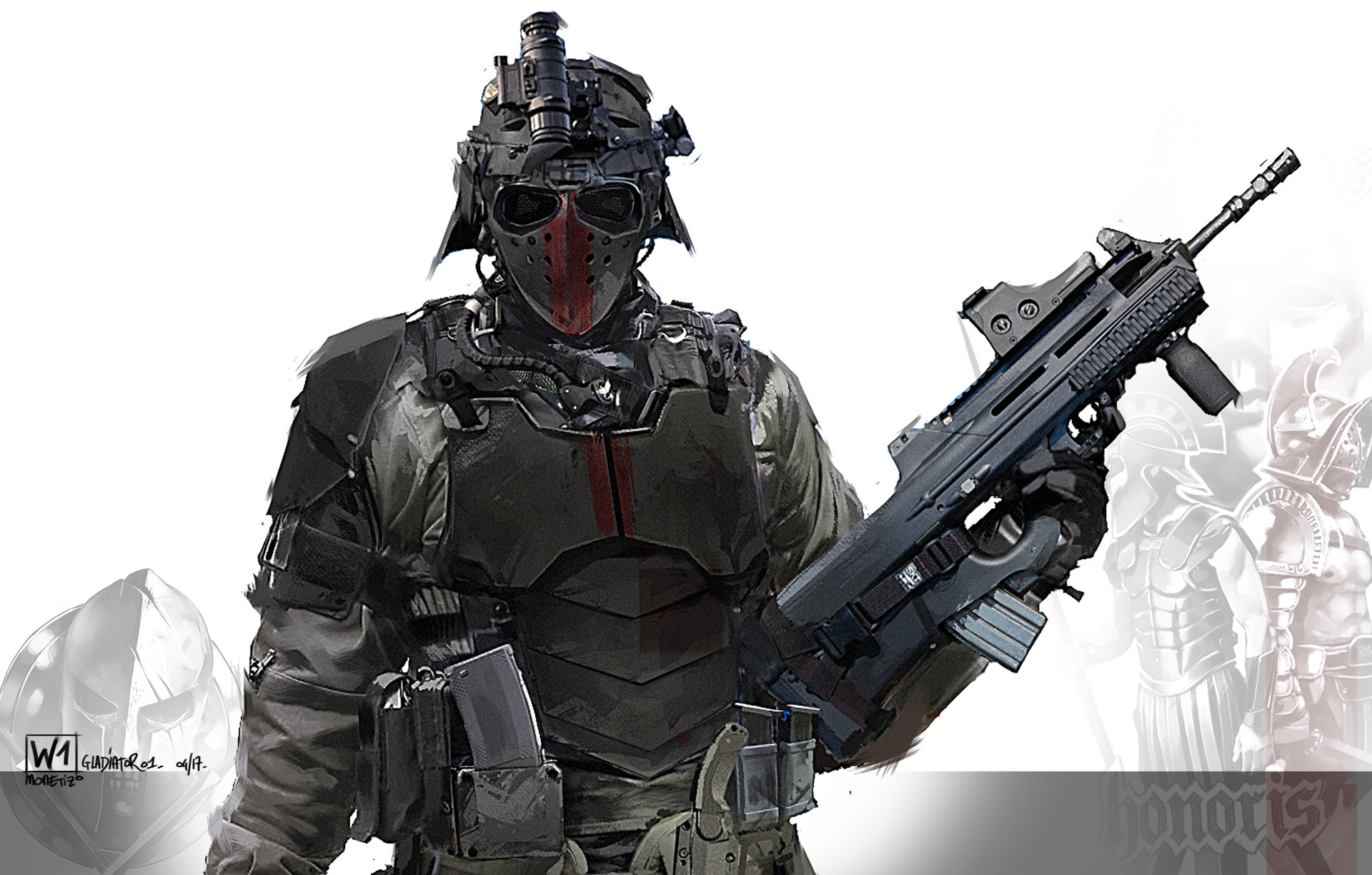 Geoffrey Bire Ghost Recon Wildlands Gladiator Set