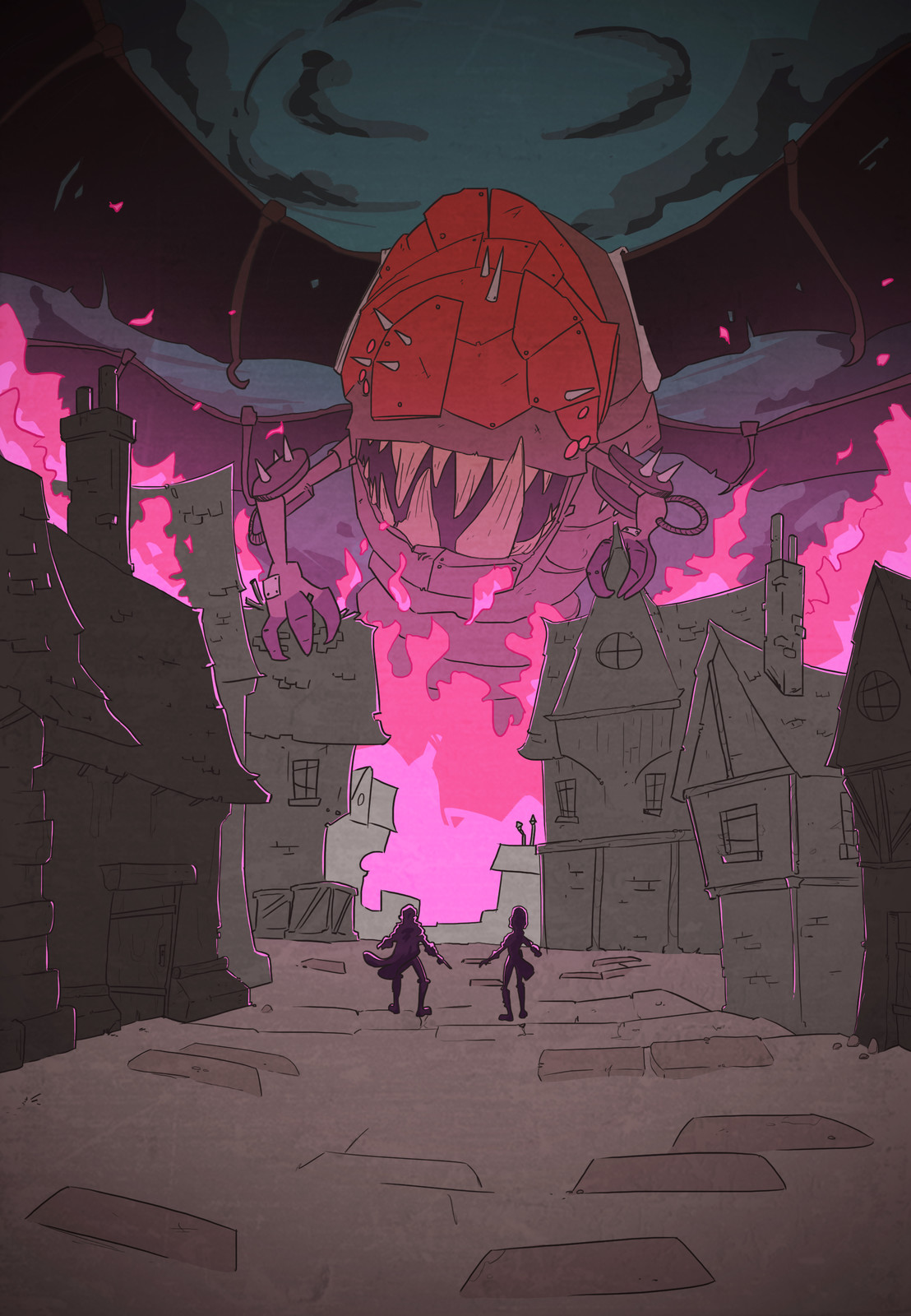Step-by-step #4 - Details
(Rim lights, glowing, poster texture ...)
