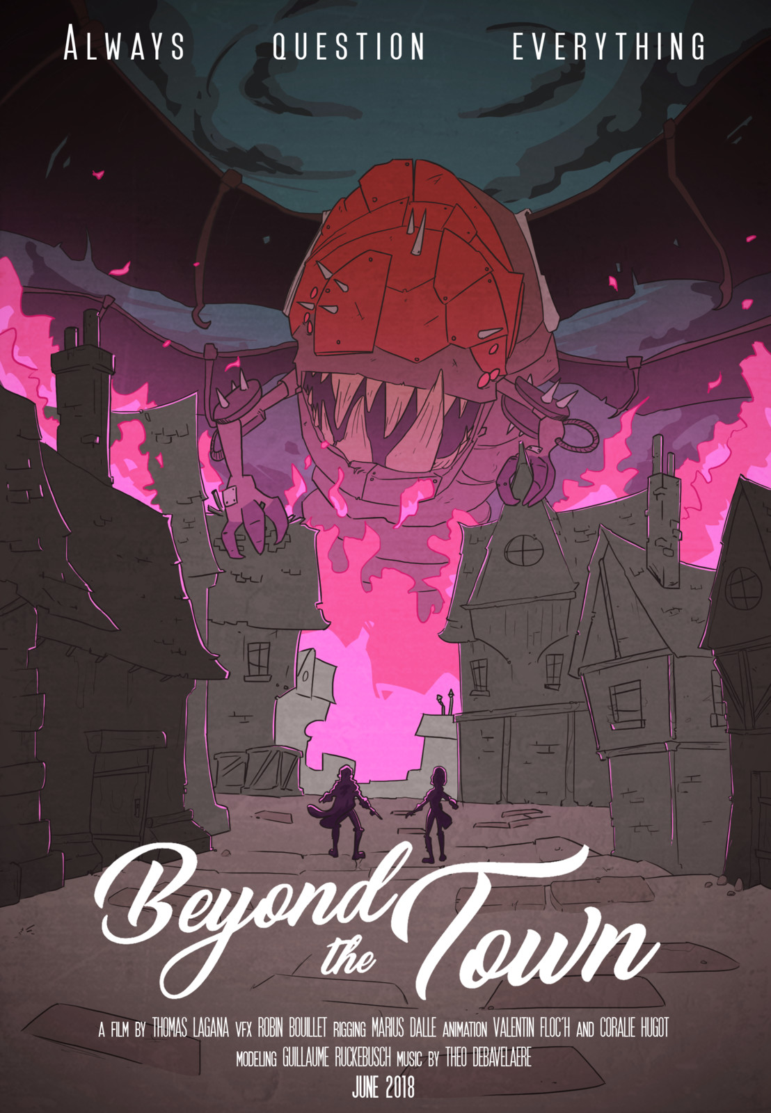 My poster version for the movie Beyond The Town