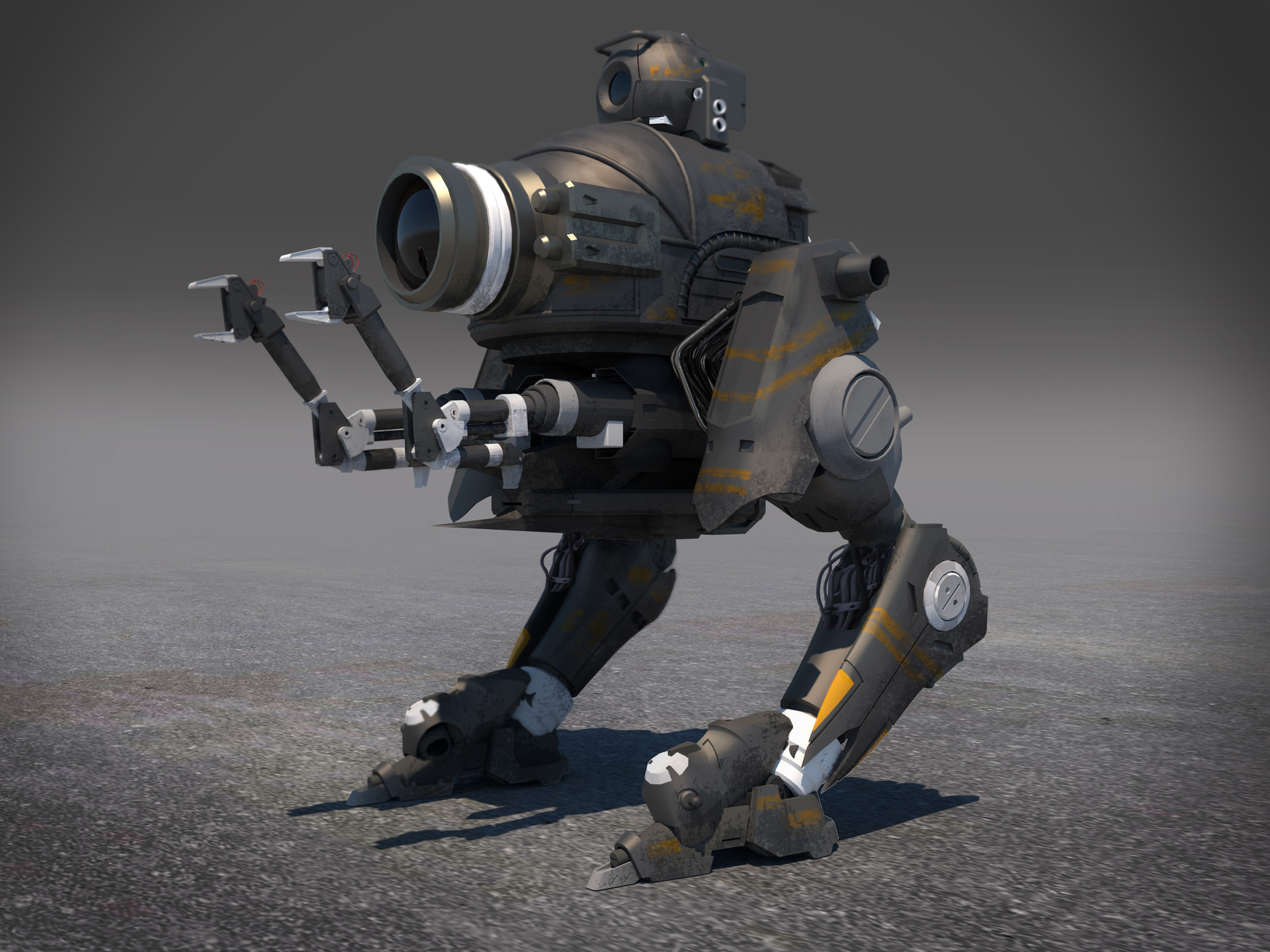 Erin Costello Concept Artist Robot Wip