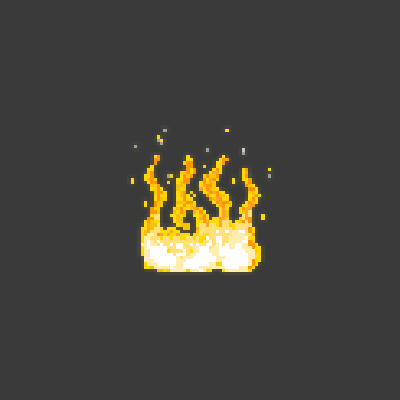 ArtStation - Pixel Art - Fire Animation