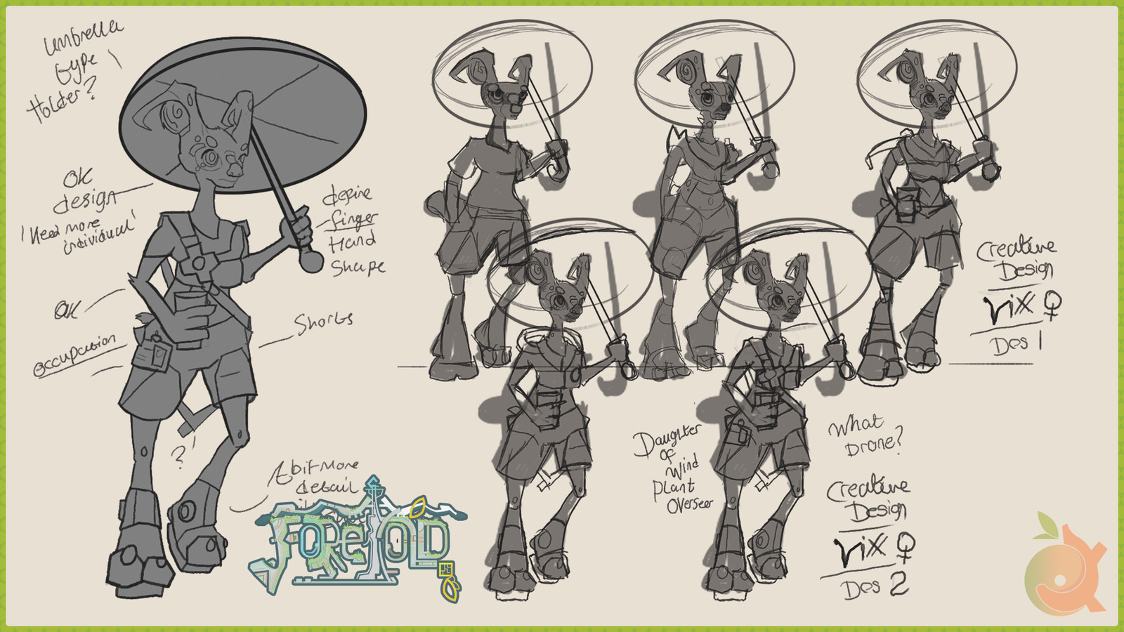 Foretold: Character design #2 | Exploration Concepts