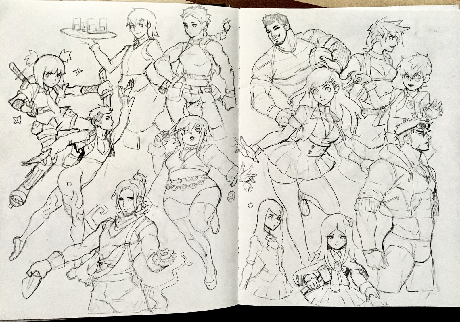 Preliminary concept sketches