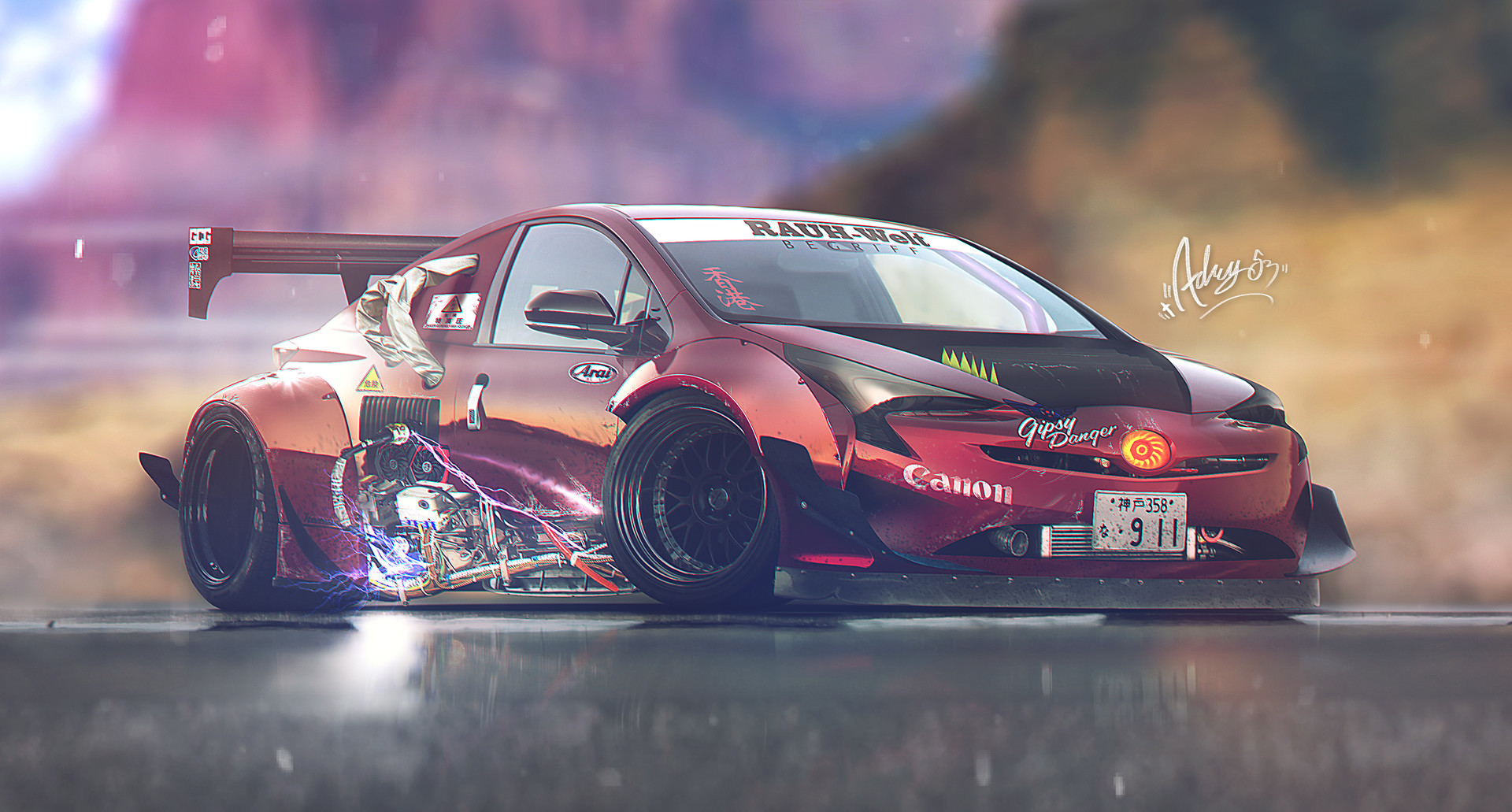 ArtStation Serious Prius