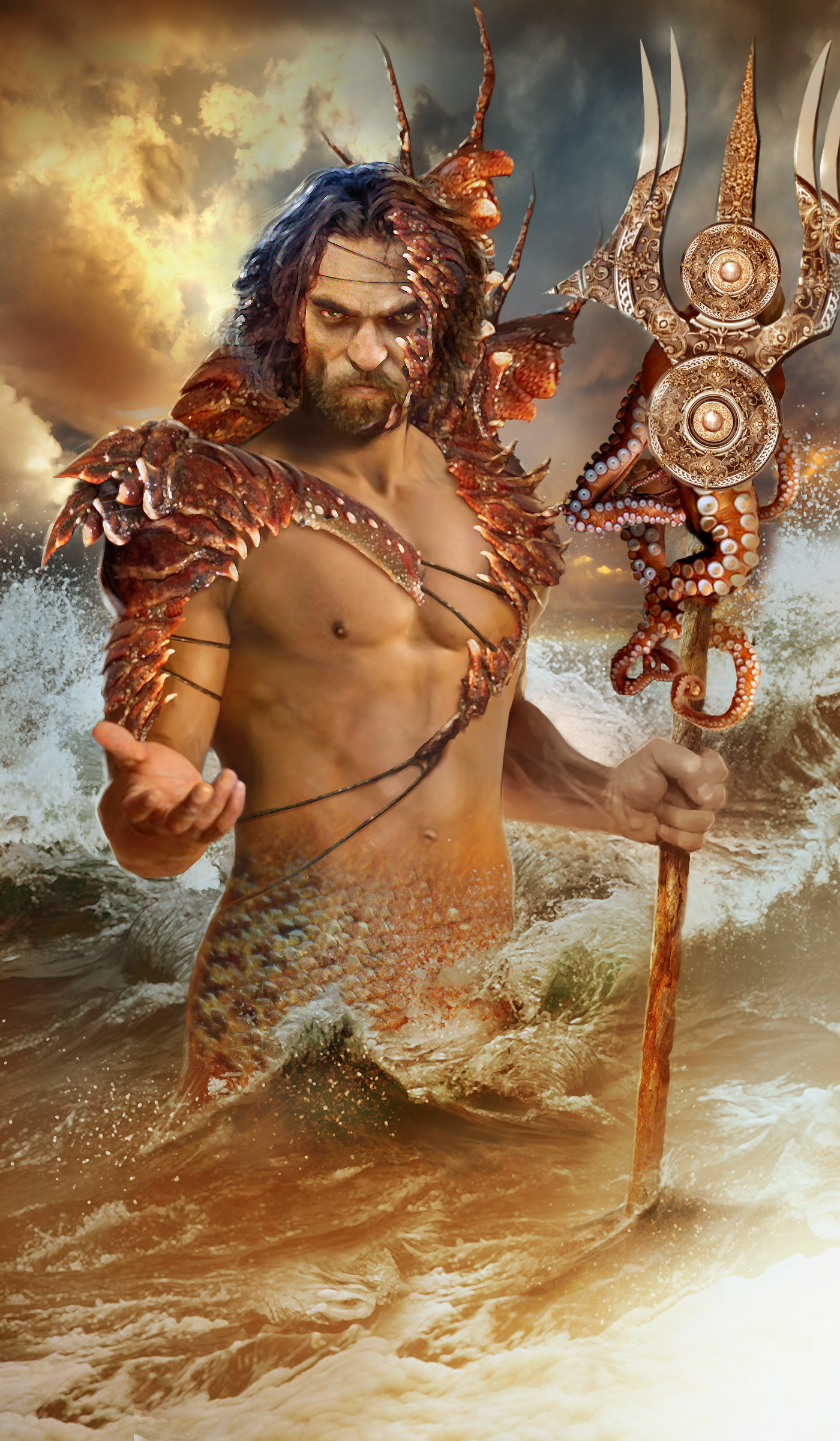 тритон сын посейдона. джейсон момоа аквамен. циклоп сын посейдона. циклоп полифем. сын посейдона и амфитриты.