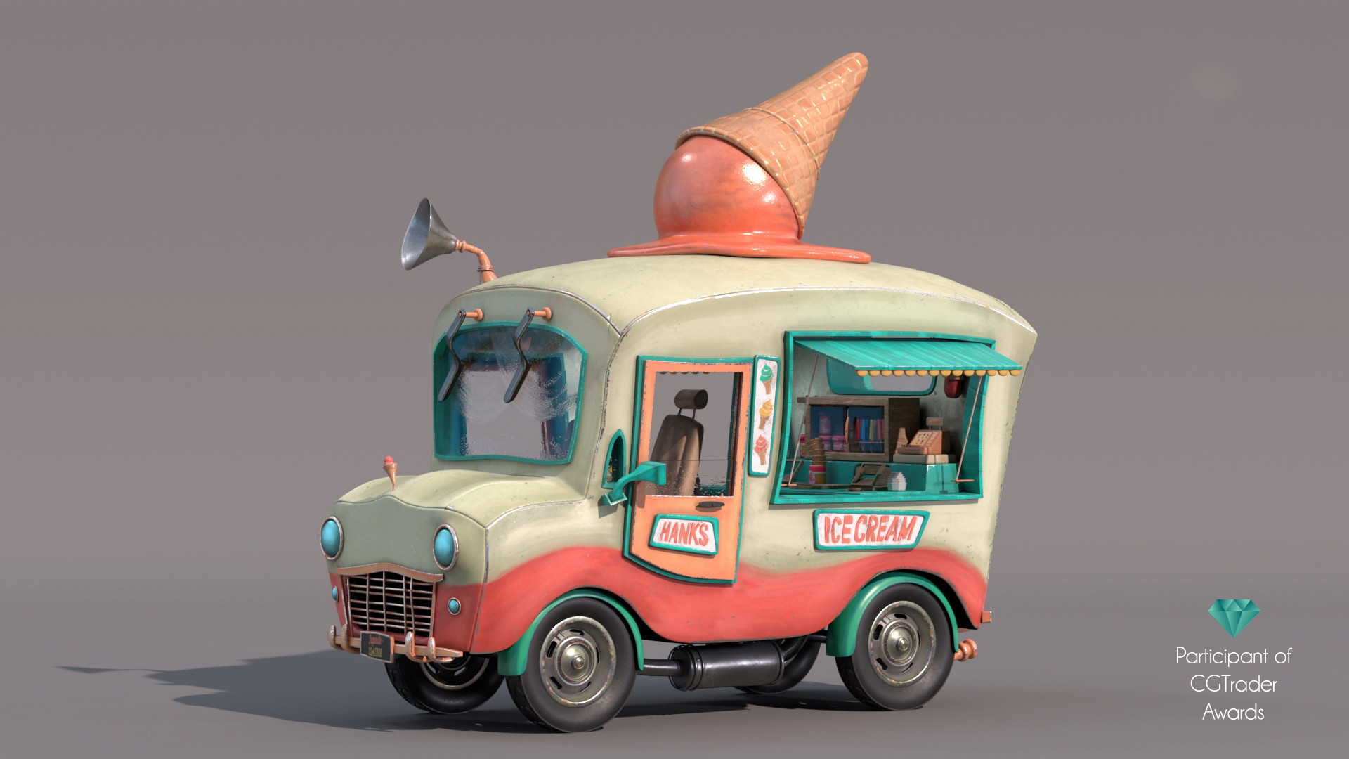 Artstation Ice Cream Truck Nikie Monteleone