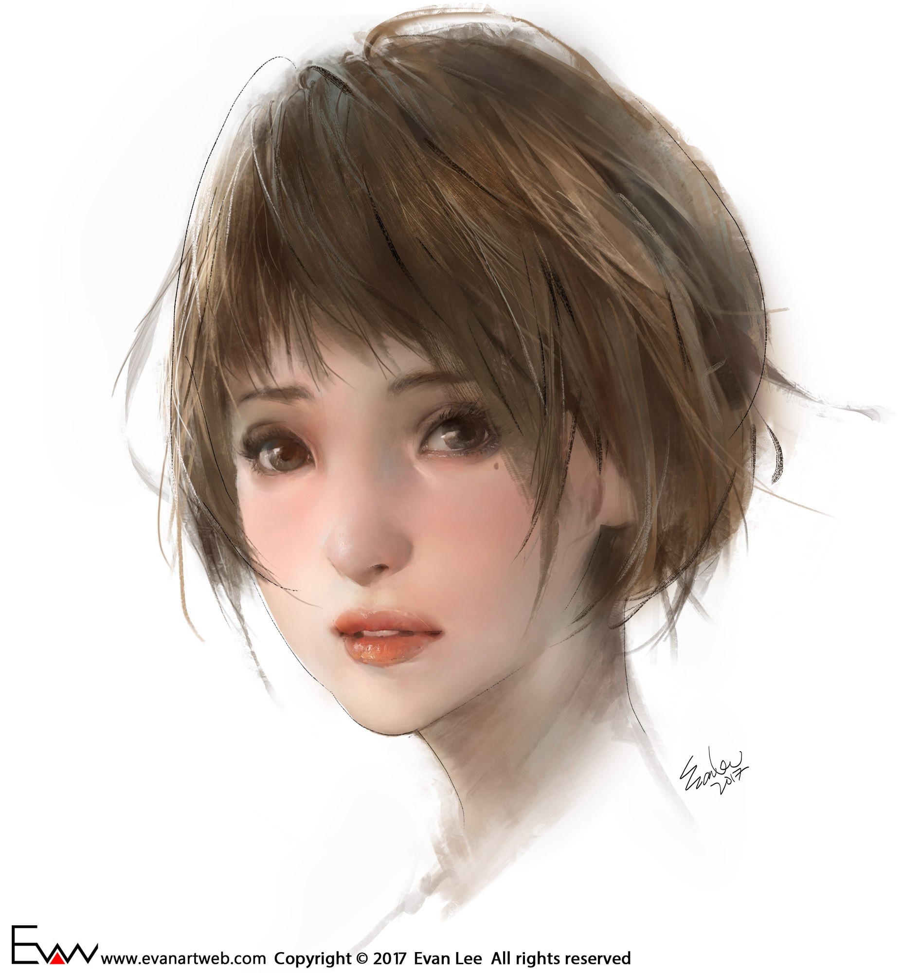 ArtStation - Episode 5-Short hairstyle 1(Free tutorial)