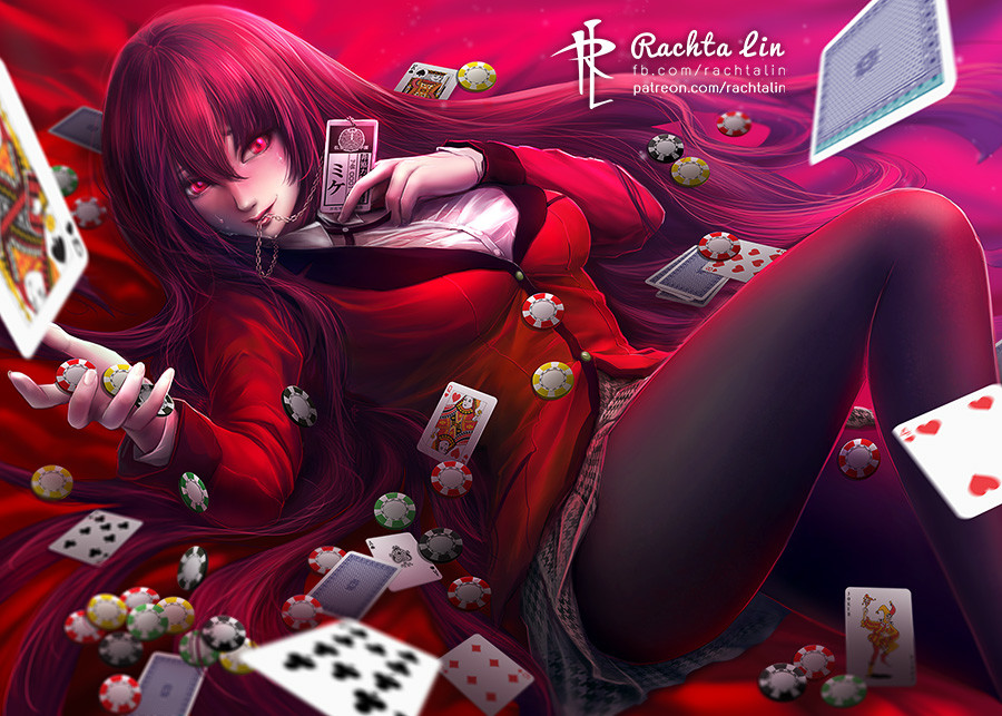 Artstation Kakegurui Jabami Yumeko Rachta Lin You can also upload and share your favorite yumeko jabami wallpapers. kakegurui jabami yumeko rachta lin