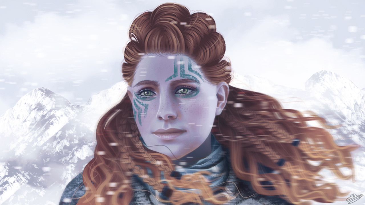 Artstation Aloy Horizon Zero Dawn The Frozen Wilds Fan