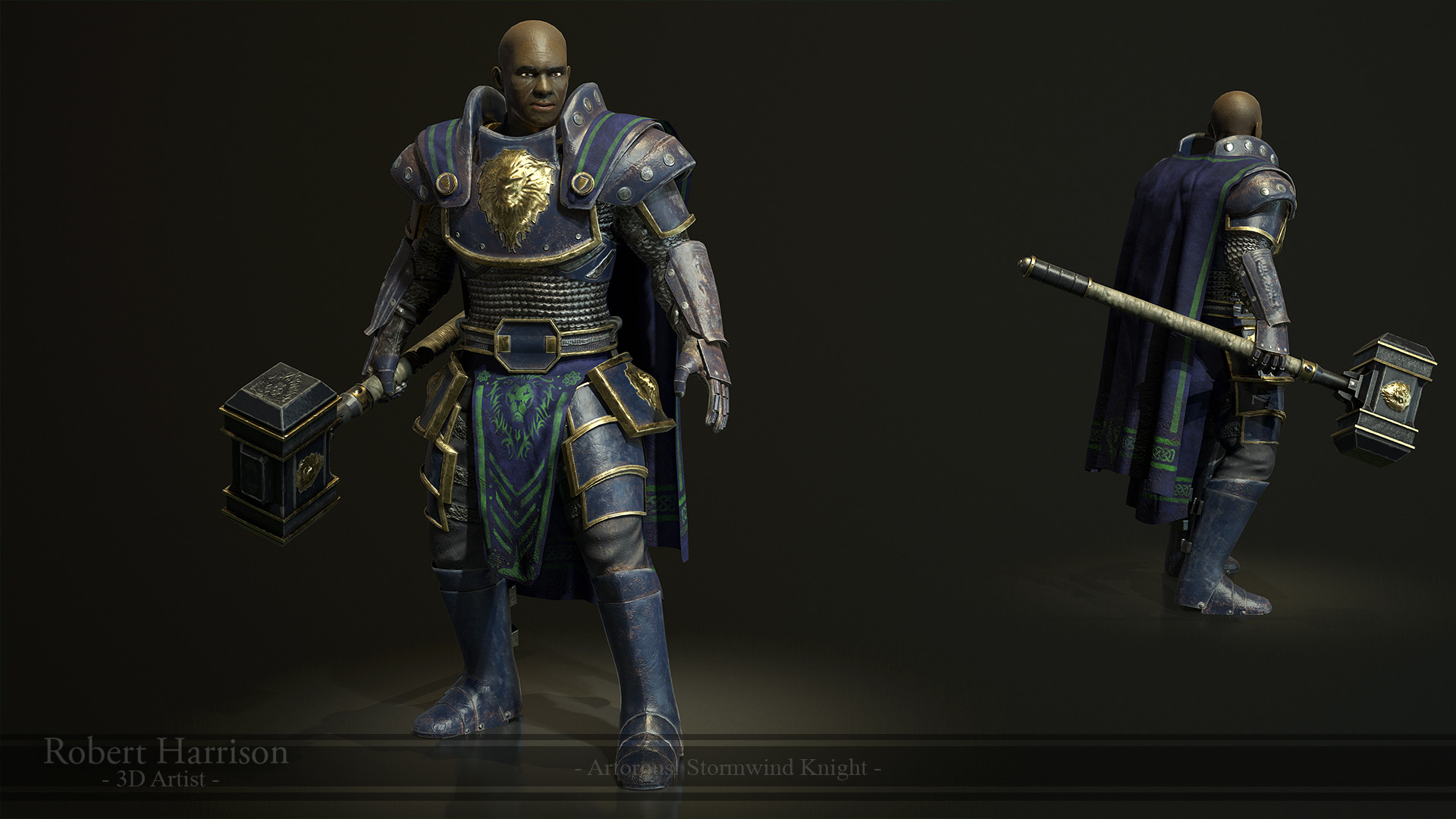 Artstation 3d Character Creation Artorous The Stormwind