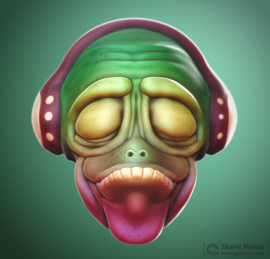 Shank Mehta Let S Call Him Pedro Alien With Headphones