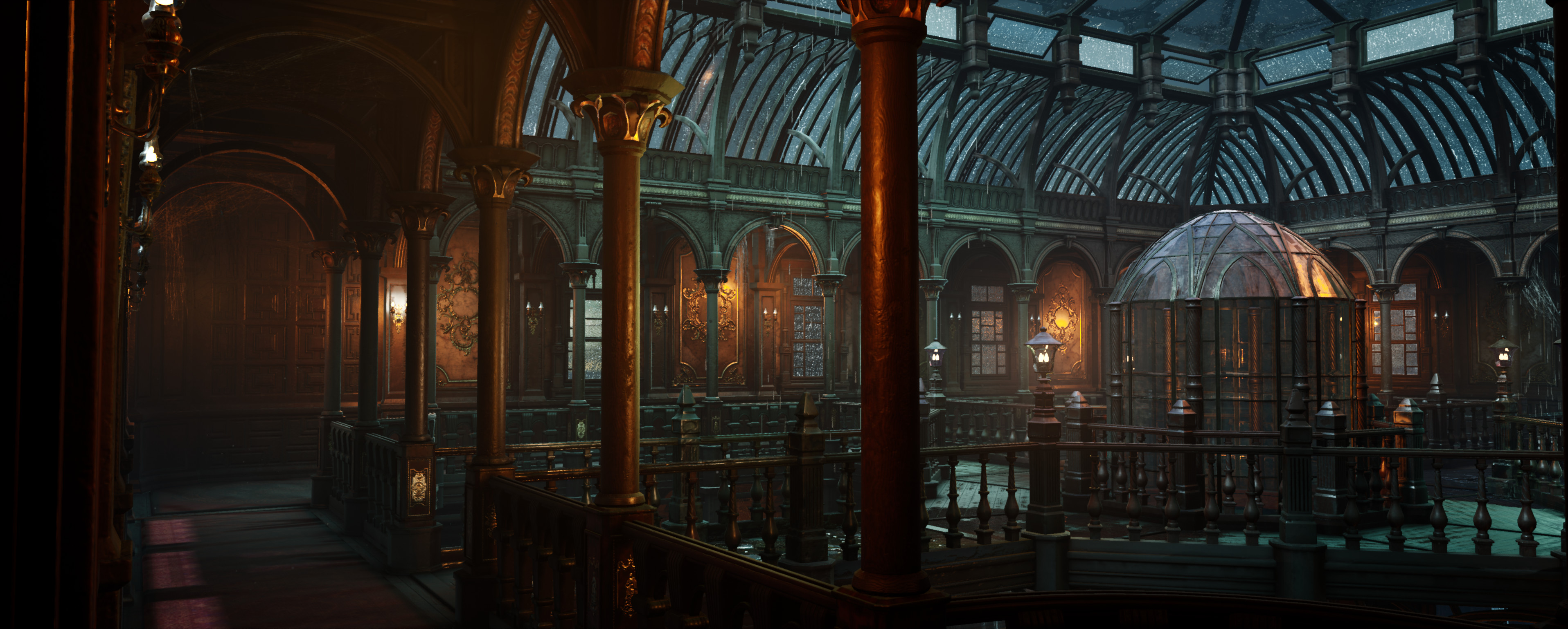 Maria Yue Victorian House The style of victorian lighting for the dining room table and library table was some form of drop light, or chandelier. maria yue artstation