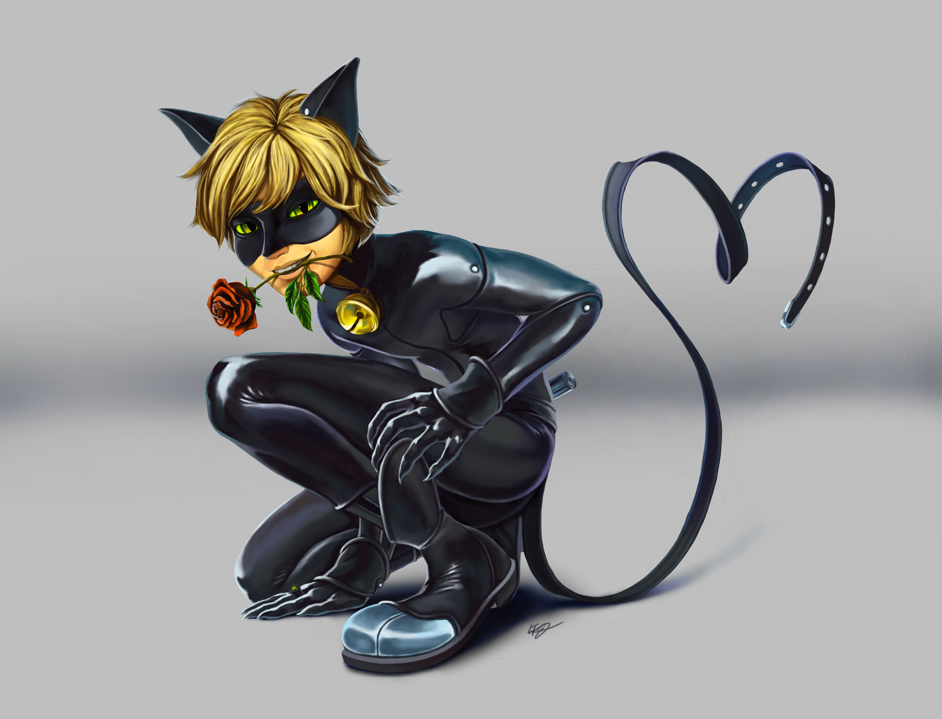 Artstation Chat Noir Fan Art Elizaveta Grechkina