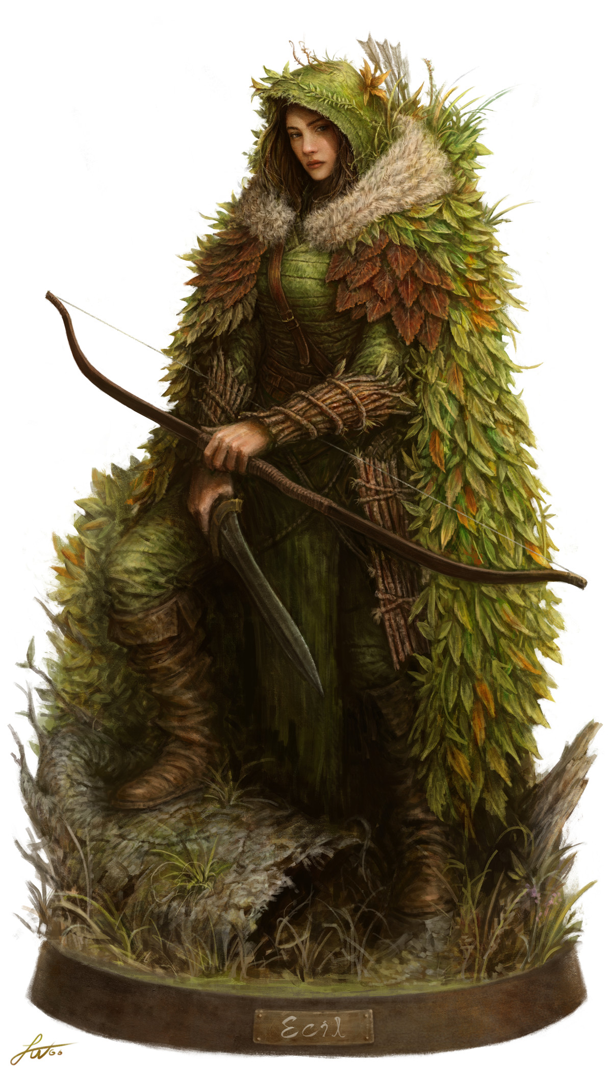 ArtStation Wood Elf Ecil (2017), Jinwoo Park