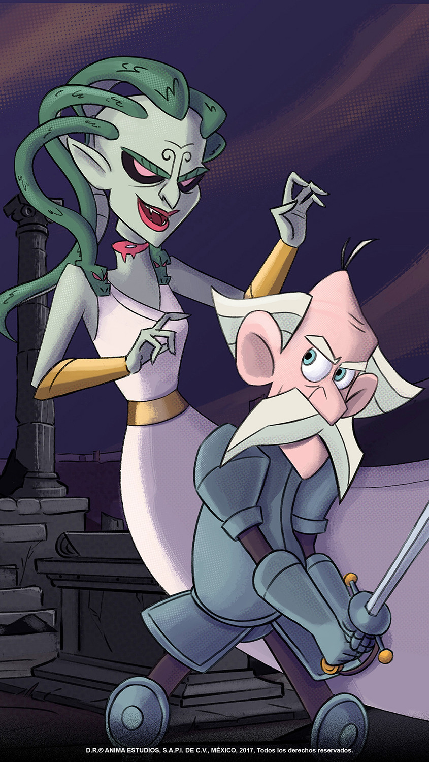 Artwork for the poster of episode 4: Ghost of Medusa