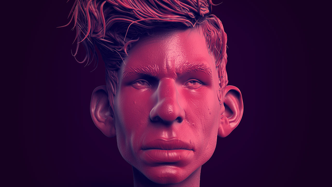 Stylised character head (ZBrush Single BPR)