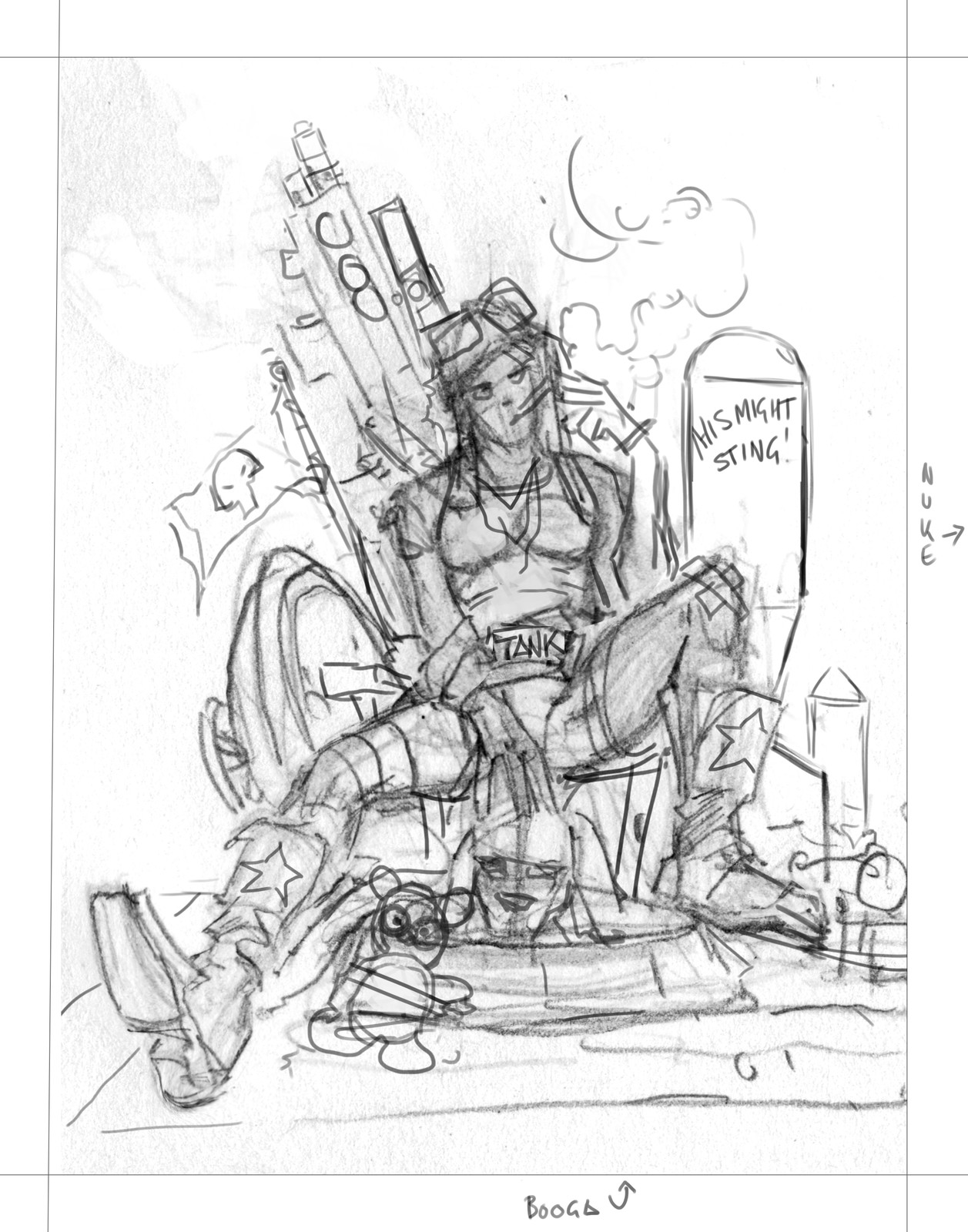 Approved thumbnail sketch