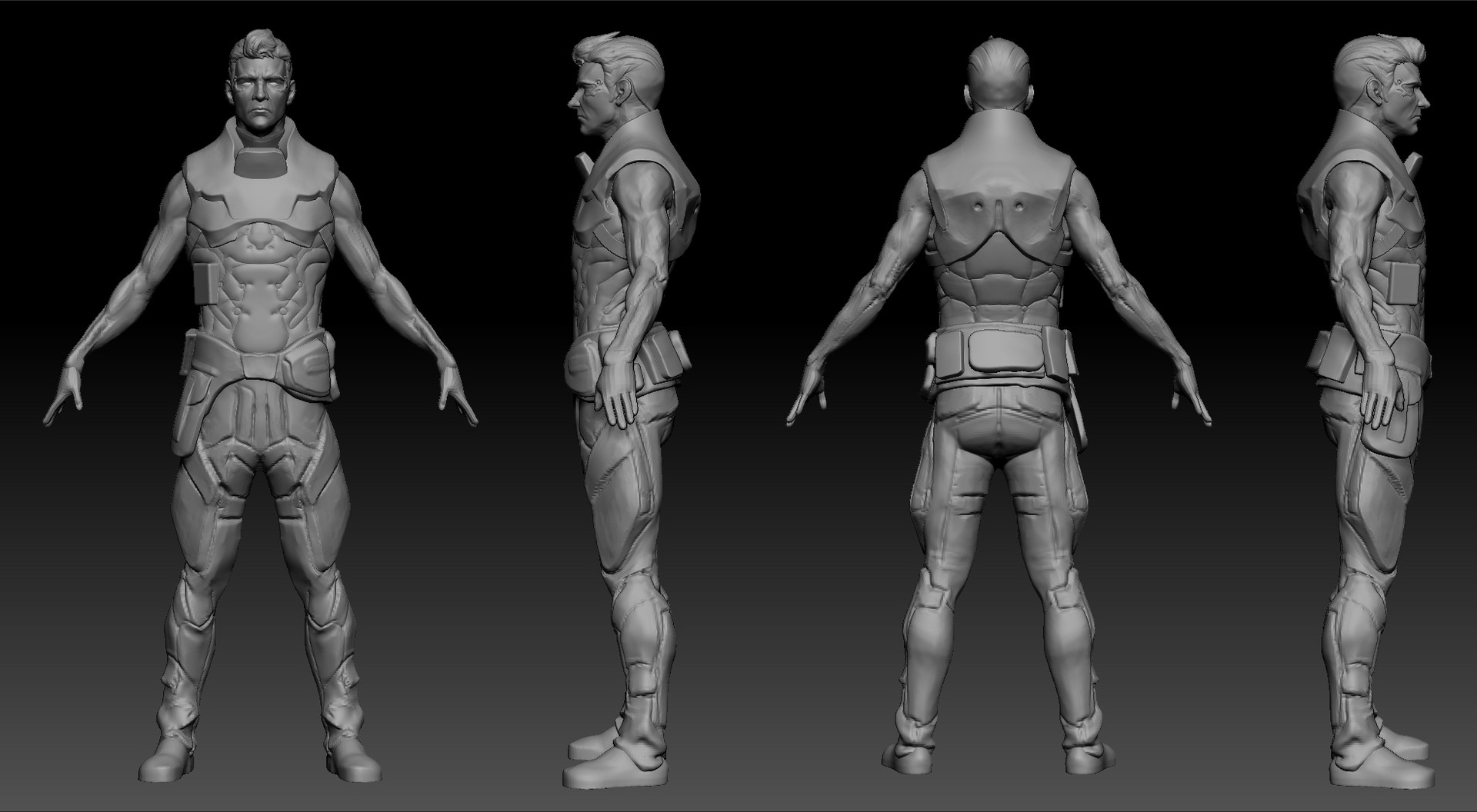 Artstation Deus Ex Fan Art Adam Jensen Wip Adam Henderson