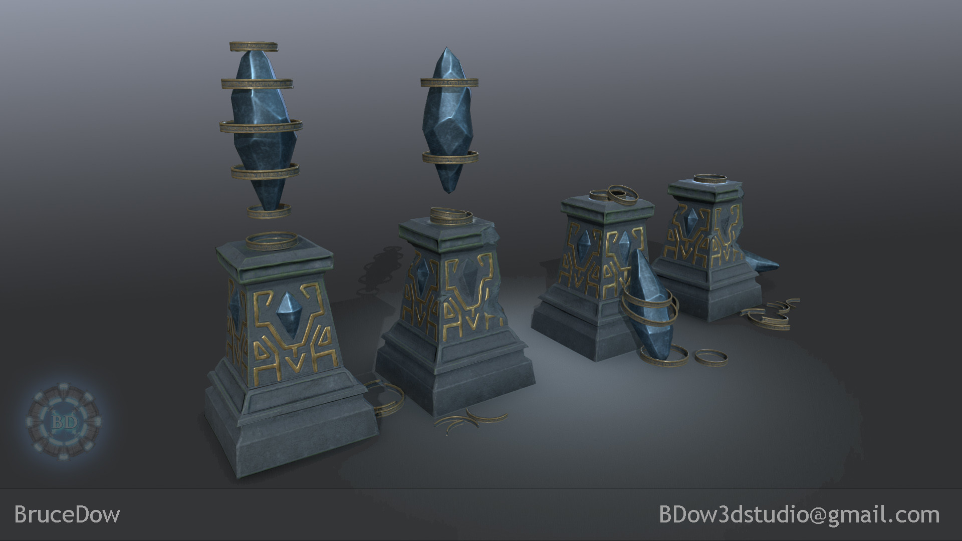 ArtStation Crystal Pedestal