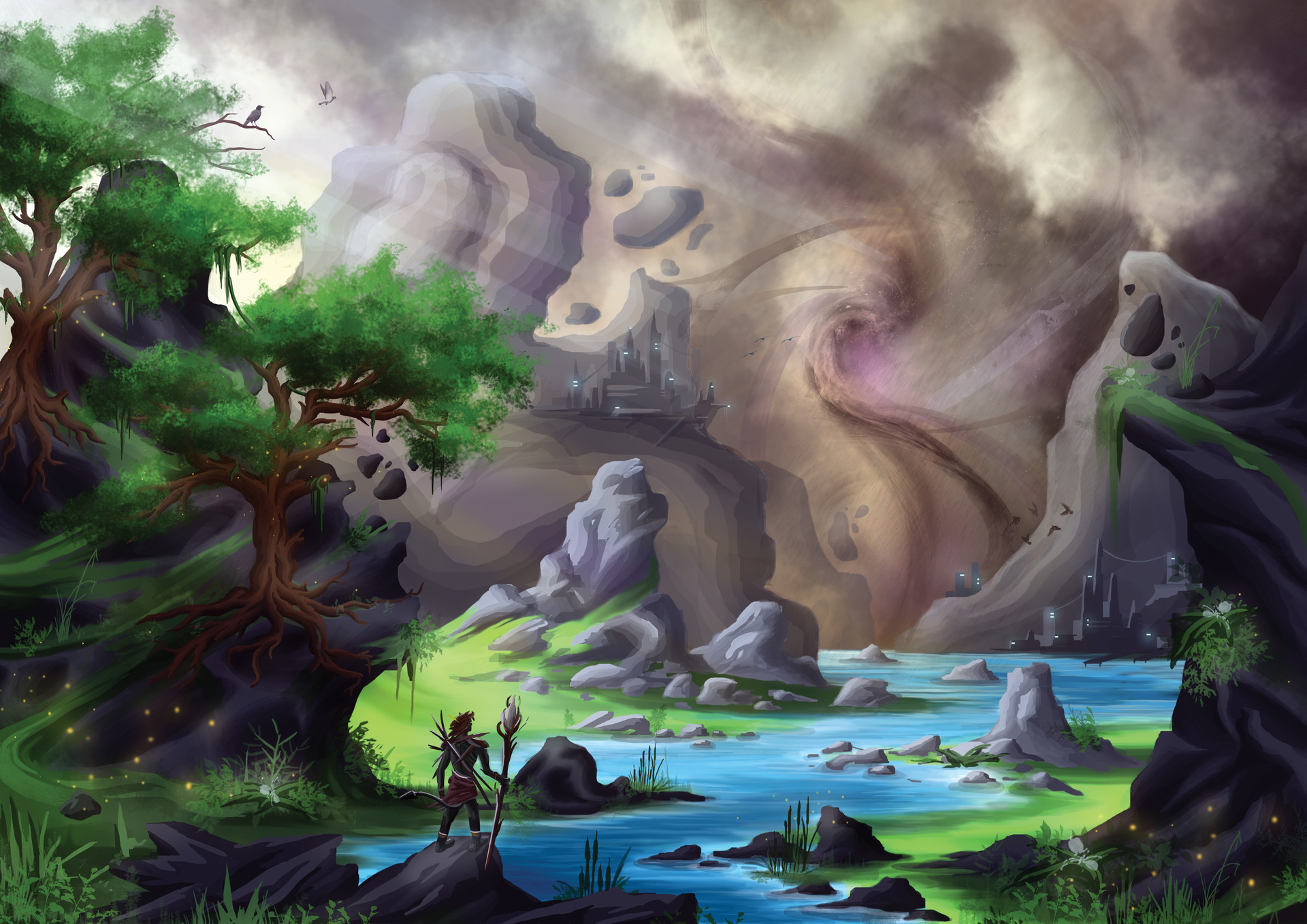 Sean Kirby Digital Concept Art Alien World