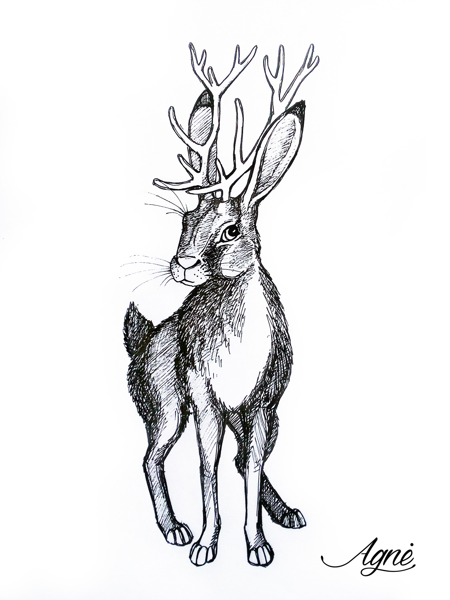 Artstation Inktober 2017 Agne Alaburdaite