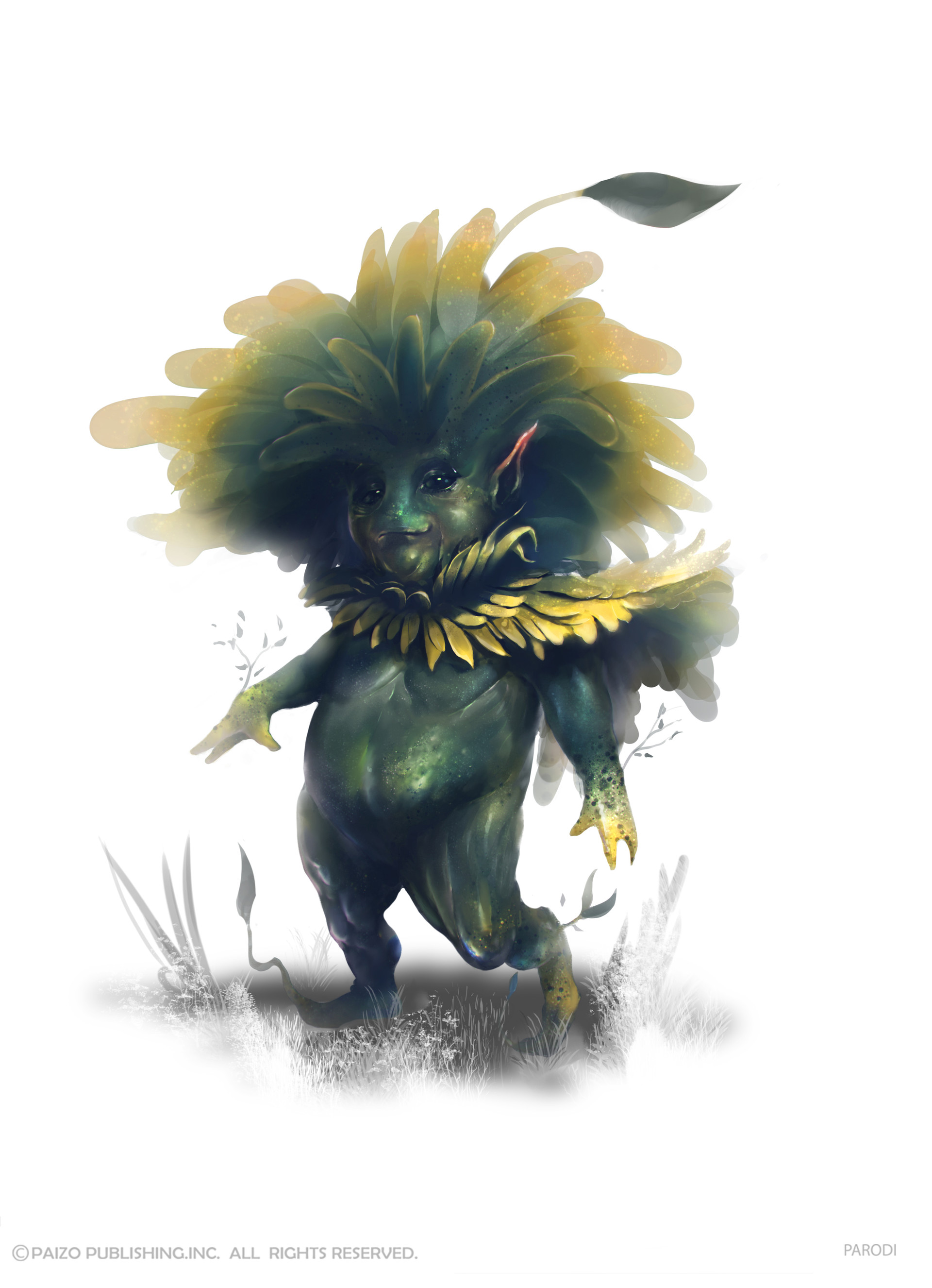 Artstation Sun Flower Leshy Jose Parodi