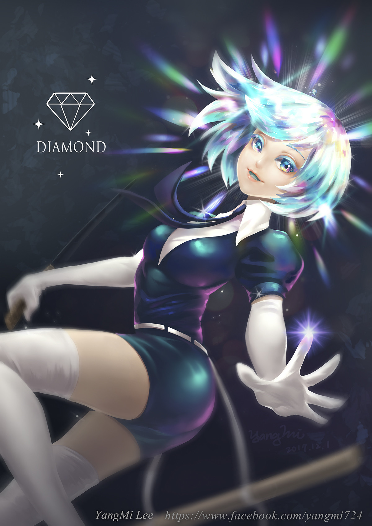 Artstation Diamond Girl Yangmi Lee
