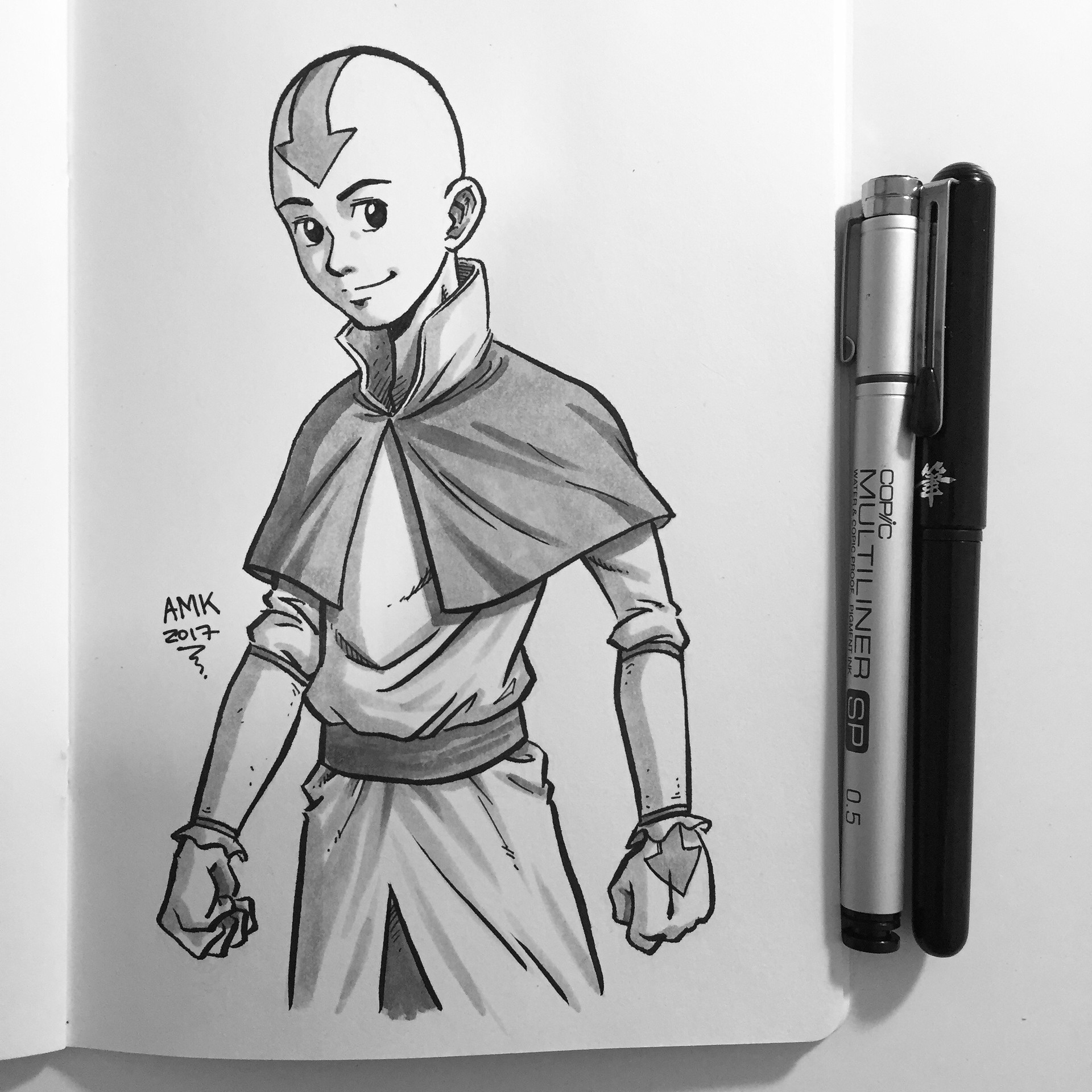 Artstation Avatar Aang Fanart Francisco Aguilera G Aang has been one of our most requested lessons! artstation avatar aang fanart