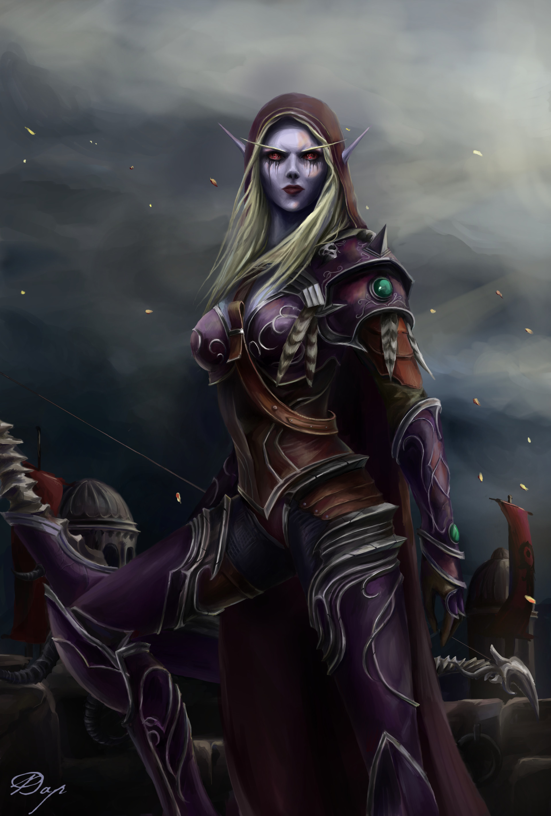 Artstation Sylvanas World Of Warcraft Battle For Azeroth Anastasia Darenskaya