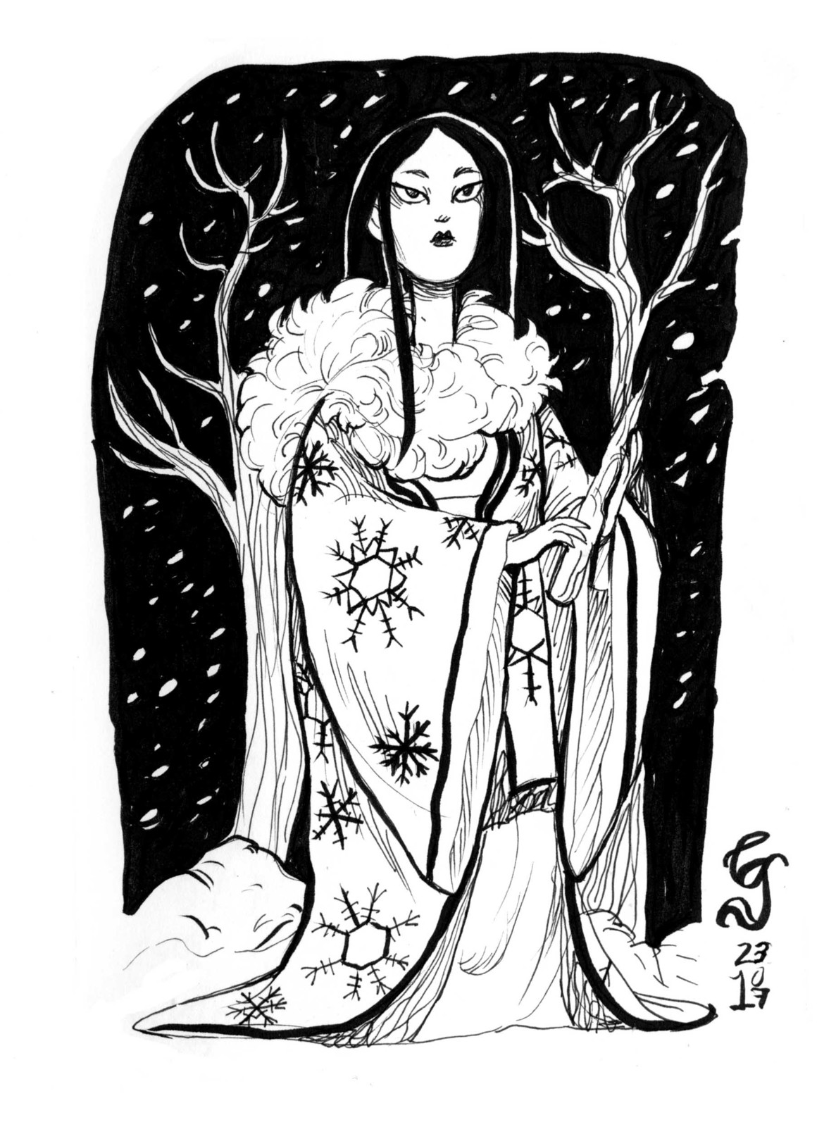 The Snow Lady (ambidextrous)