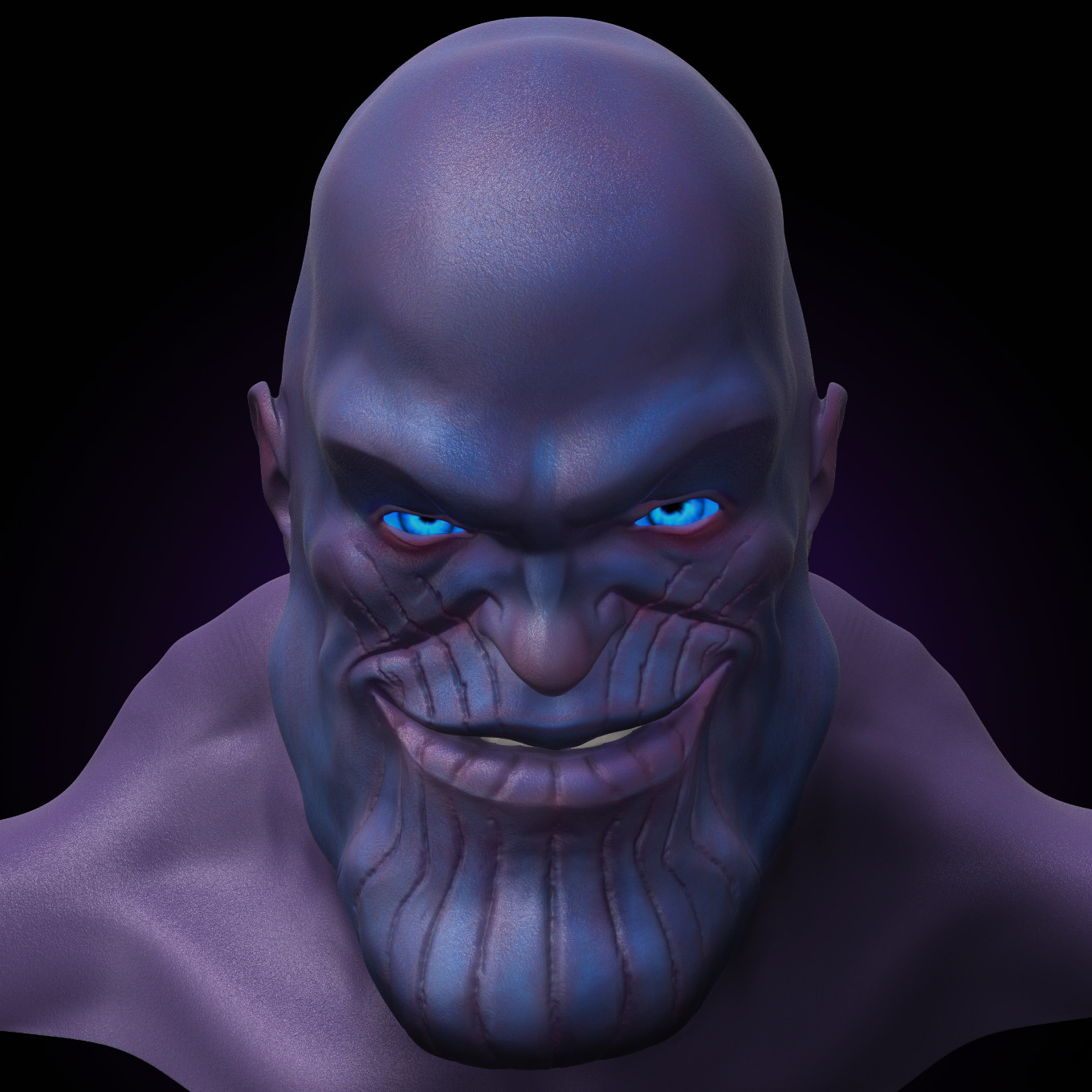 Thanos референс Zbrush