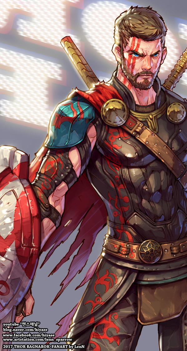 ArtStation - Thor Ragnarok SpeedPainting